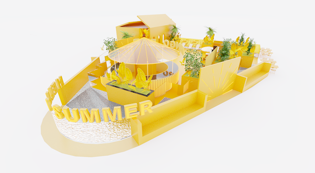Studio Königshausen's design for the SALT summer pop-up in Abu Dhabi, aptly named 